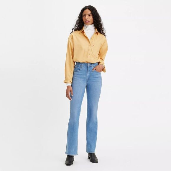 Levi's Denim - Levis Levi’s 725 High Rise Bootcut Jeans Light Wash Size 28